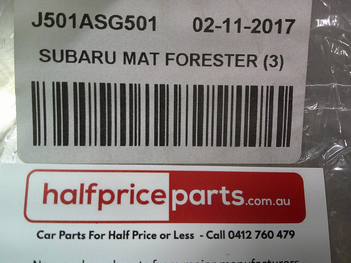 Subaru Forester Genuine Front And Rear Carpet Floor Mat Set Of 3 New Part