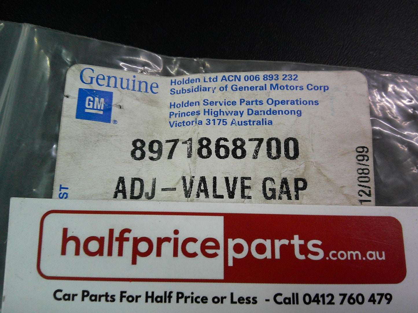 Holden Jackaroo Genuine Valve Gap Adjuster T=3.25 New Part