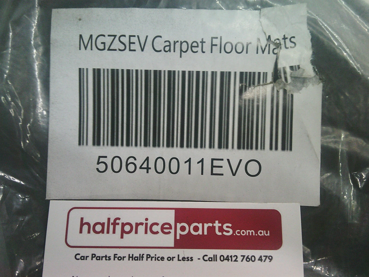 MG ZS EV Genuine Carpet Floor Mat Set Of 4 ( Black) New Part