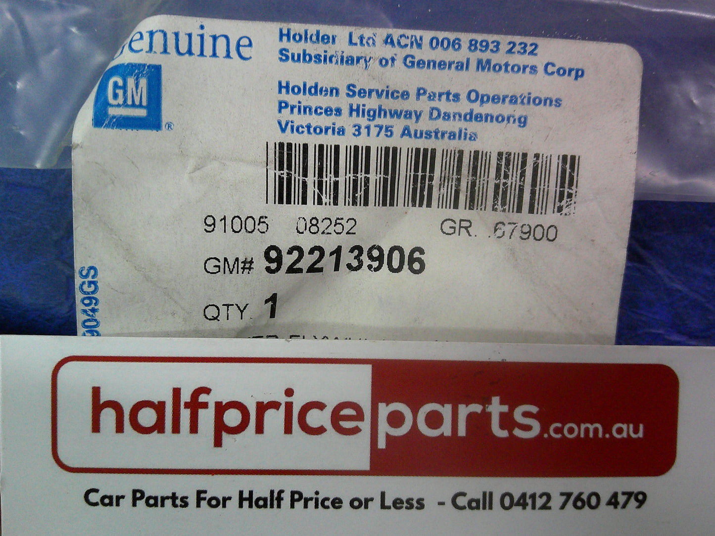 Holden VE Commodore Genuine Flywheel Cover New Part