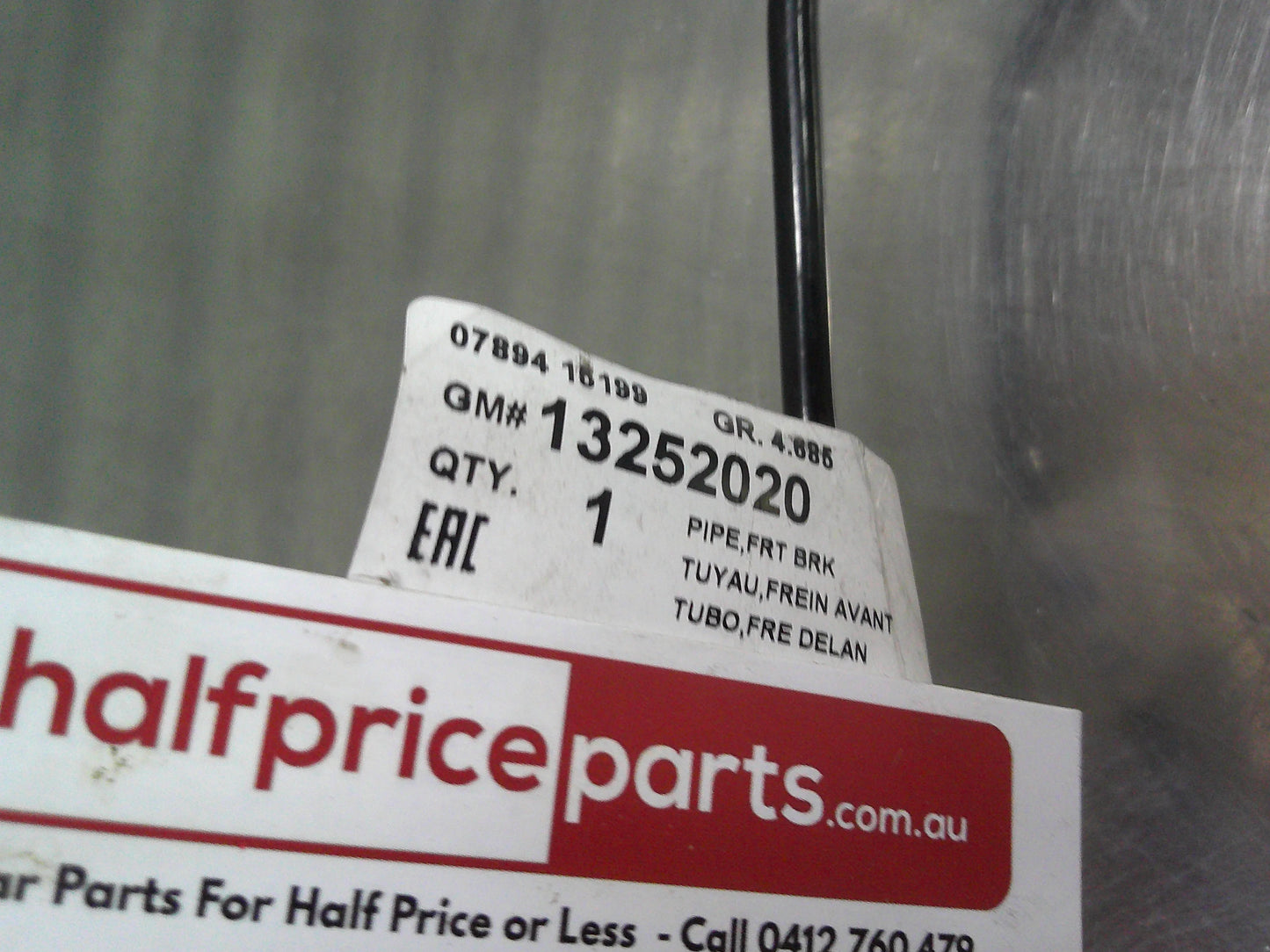 Holden JH Cruze Genuine Front Brake Line Assembly New Part