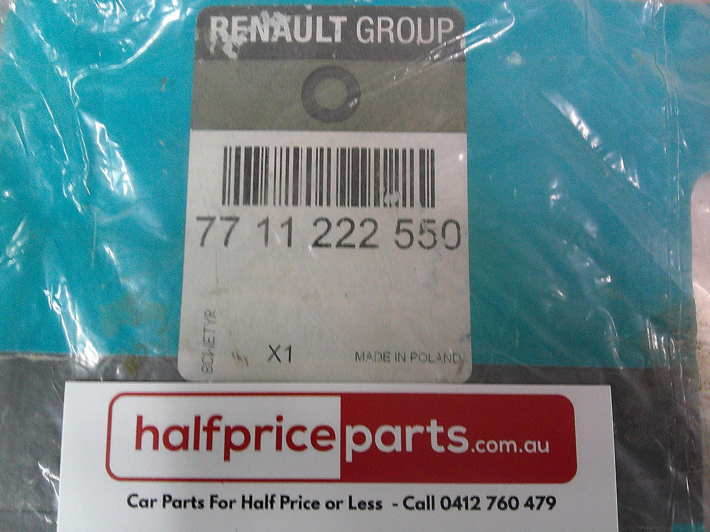 Renualt Trafic II Genuine Front Mat 1 Piece Rubber Floor Mat New Part