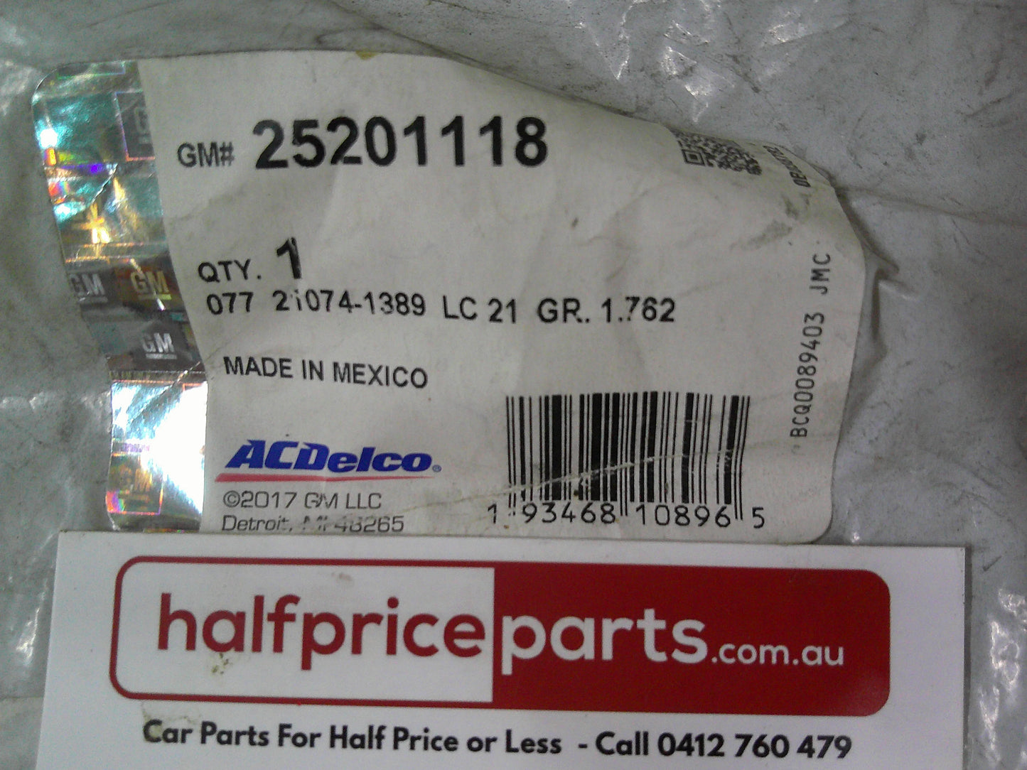 Holden Equinox Genuine Positive Crankcase Ventilation Tube New Part