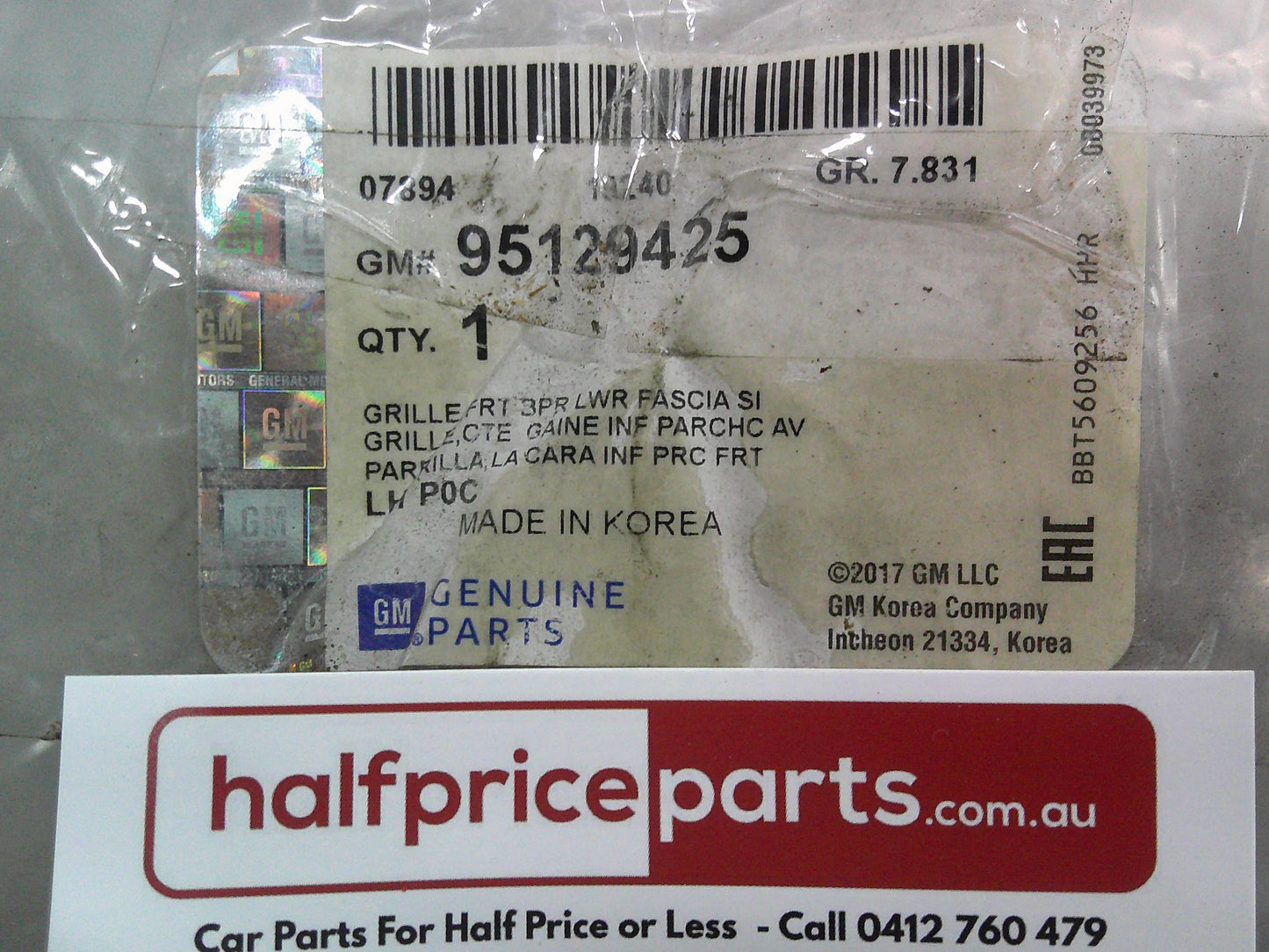 Holden CG7 Captiva Genuine Left Hand Front Fog Light Bezel New Part