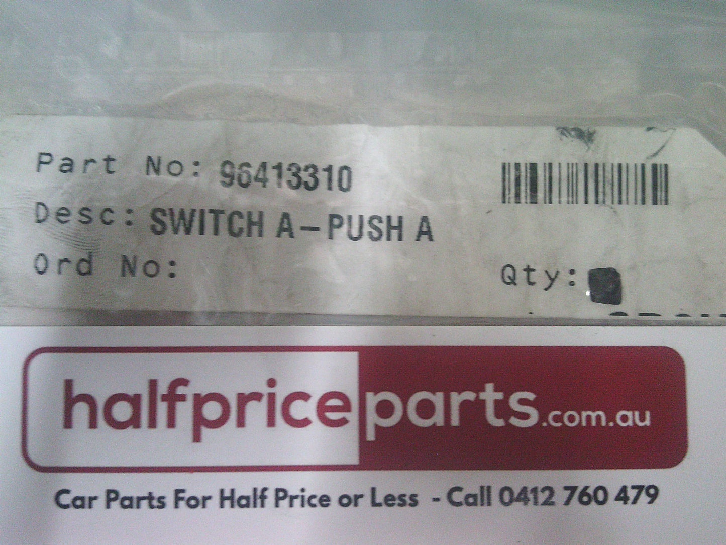 Holden YG Cruze/Daewoo Lacetti Genuine Air Conditioner Switch Cover/Button New Part