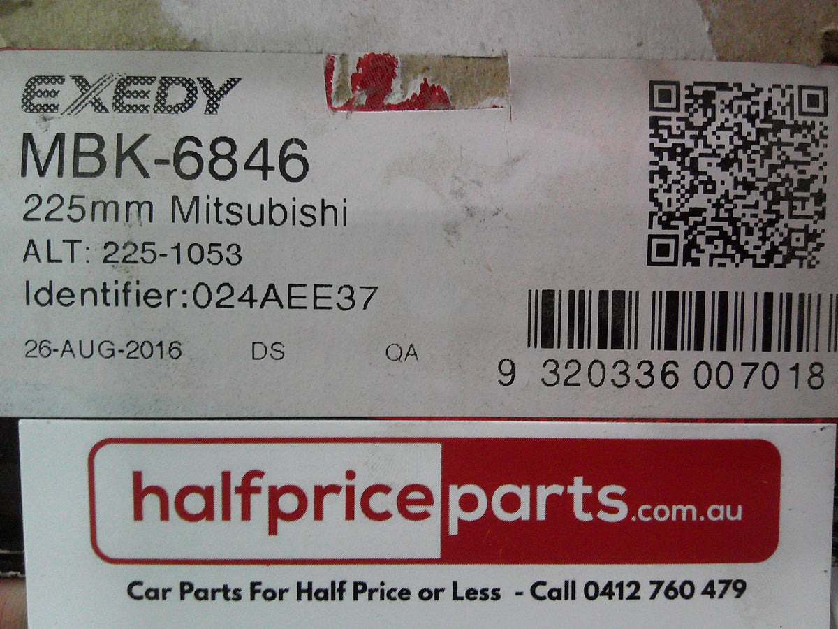 Exedy Standard Replacement Clutch Kit Suits Mitsubishi Pajero/Triton/Starwagon New Part