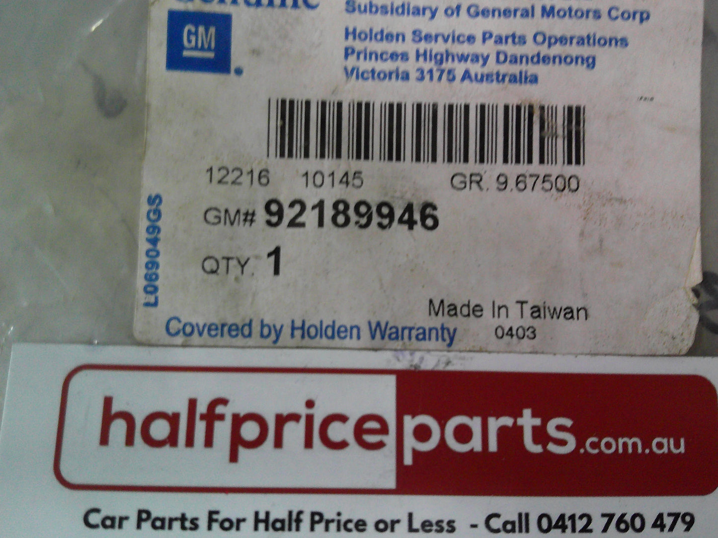 Holden CG Captiva/EP Epica Genuine Mobile Phone Bluetooth And DVD Breakout Harness New Part
