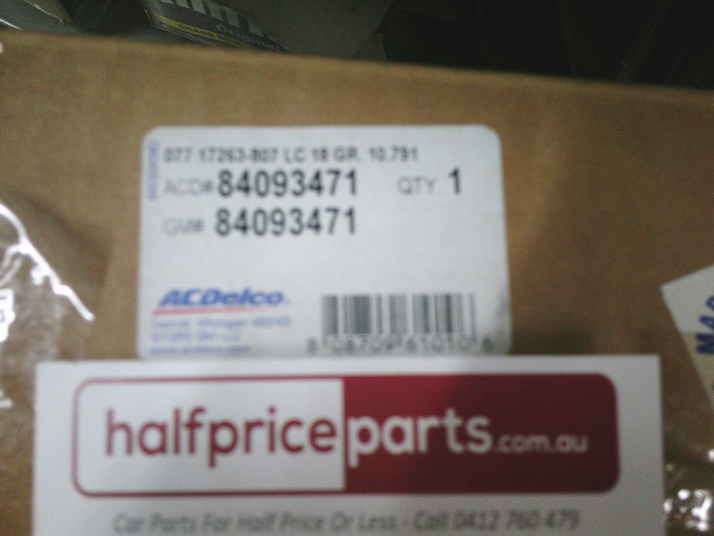 Holden Equinox Genuine Left Rear (Passengers) Window Regulator - New Part