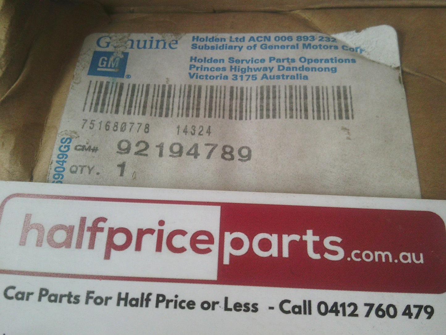 Holden VE Calais Commodore Genuine Front Seat Cushion Frame Left/Right Assy New Part