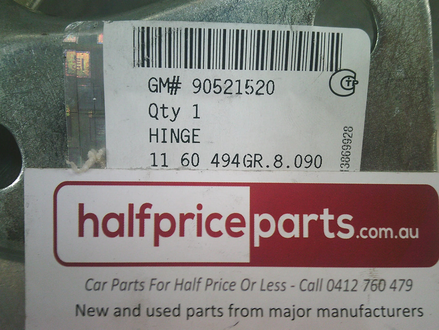 Holden TS Astra Genuine Right Hand Front Bonnet Hinge New Part