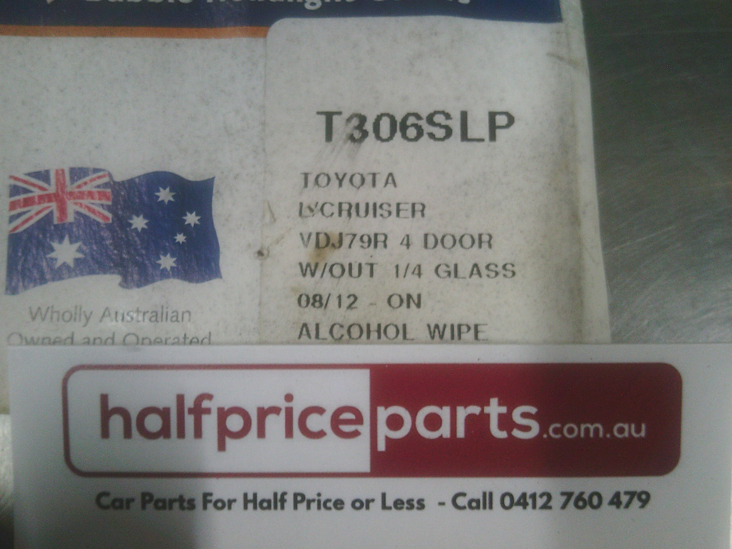 Protective Plastics Slimline Tinted Left Hand Weather Shield Suits Toyota Landcruiser New Part