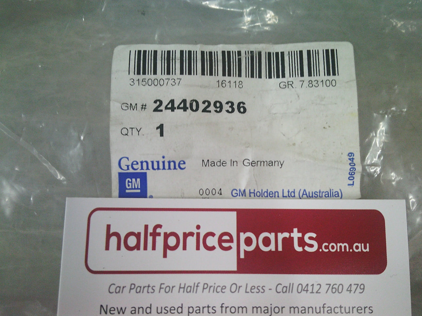 Holden Vectra Hatch Back Genuine Right Hand Rear Bumper Bracket New Part