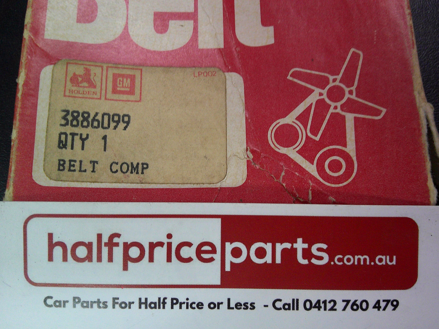 Holden VN/VP/VU/VR/VG V8 Commodore Genuine Drive V-Belt New Part