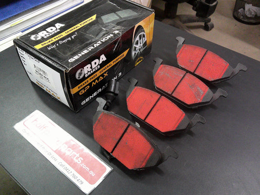 RDA Generation 3 Front Disc Brake Pad Set Suits VW/MG/Skoda New Part