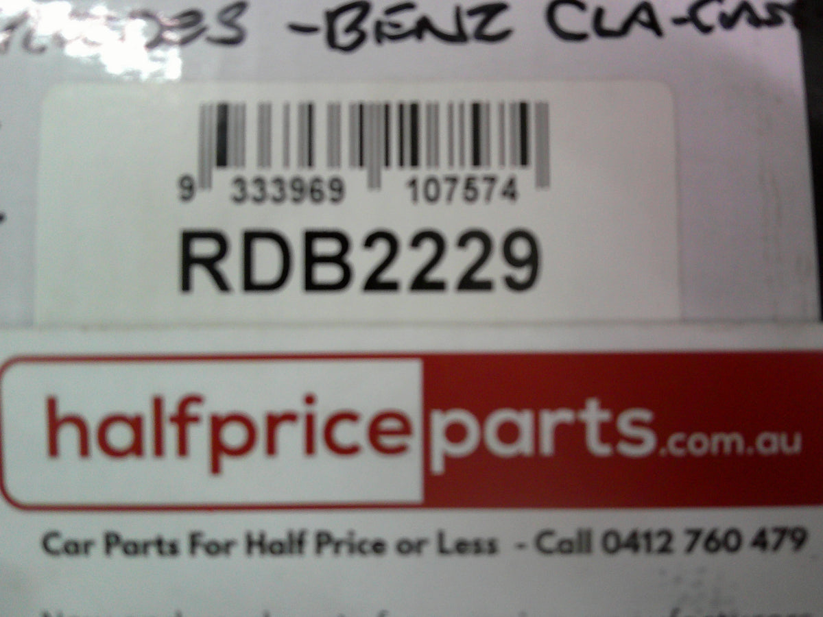 RDA Front Disc Brake Pad Set Suits Mercedes-Benz CLA Class New Part