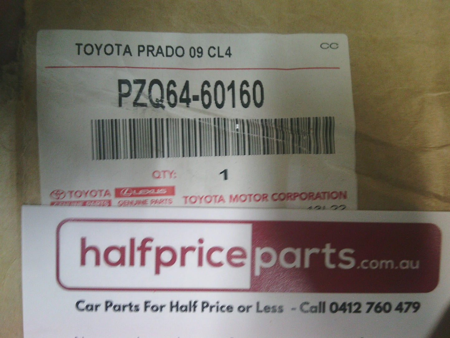 Toyota Landcruiser Prado 150 Genuine Tow Bar Kit (Not Come With Wiring Loom Or Ball) New Part