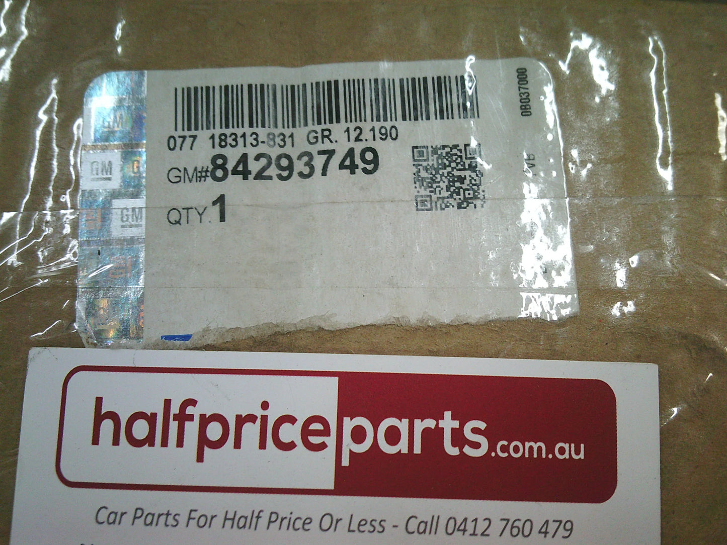 Holden Acadia Genuine Jet Black Liftgate Lower Trim Finish Panel New Part