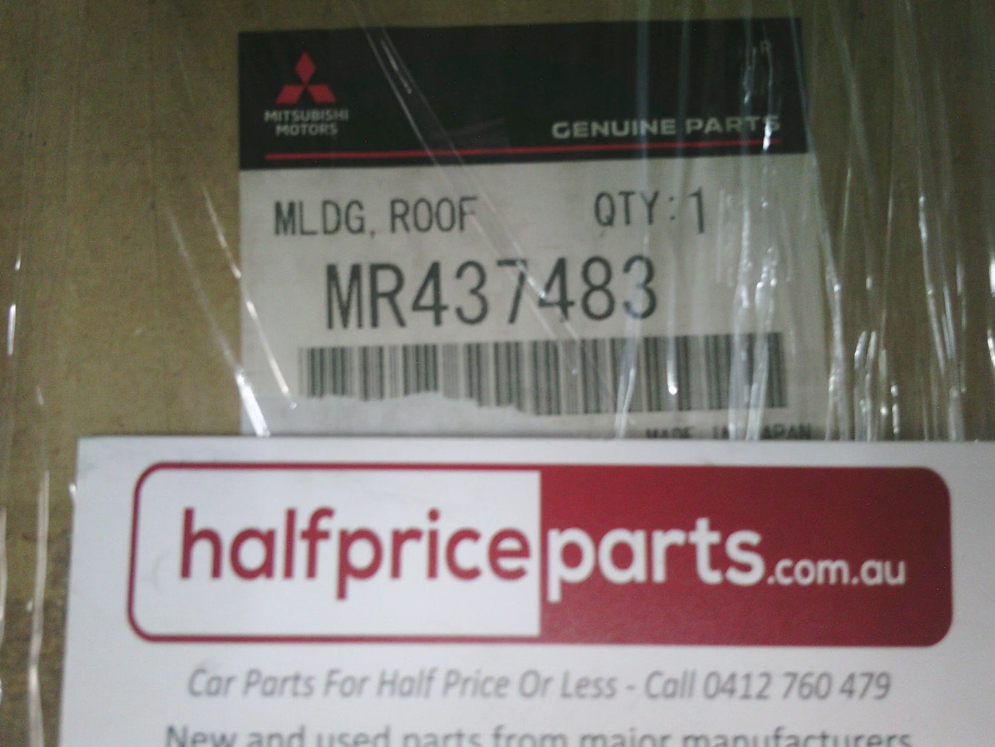 Mitsubishi Pajero Genuine Drivers Side Roof Moulding - New Part