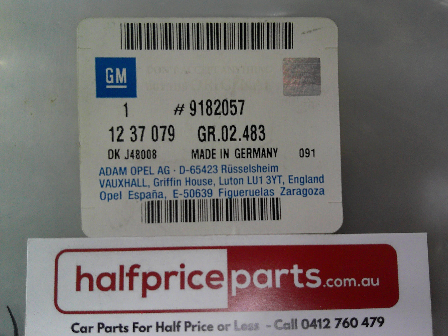 Holden Vectra Genuine Fuse Box Trim Cover (Gray) New Part