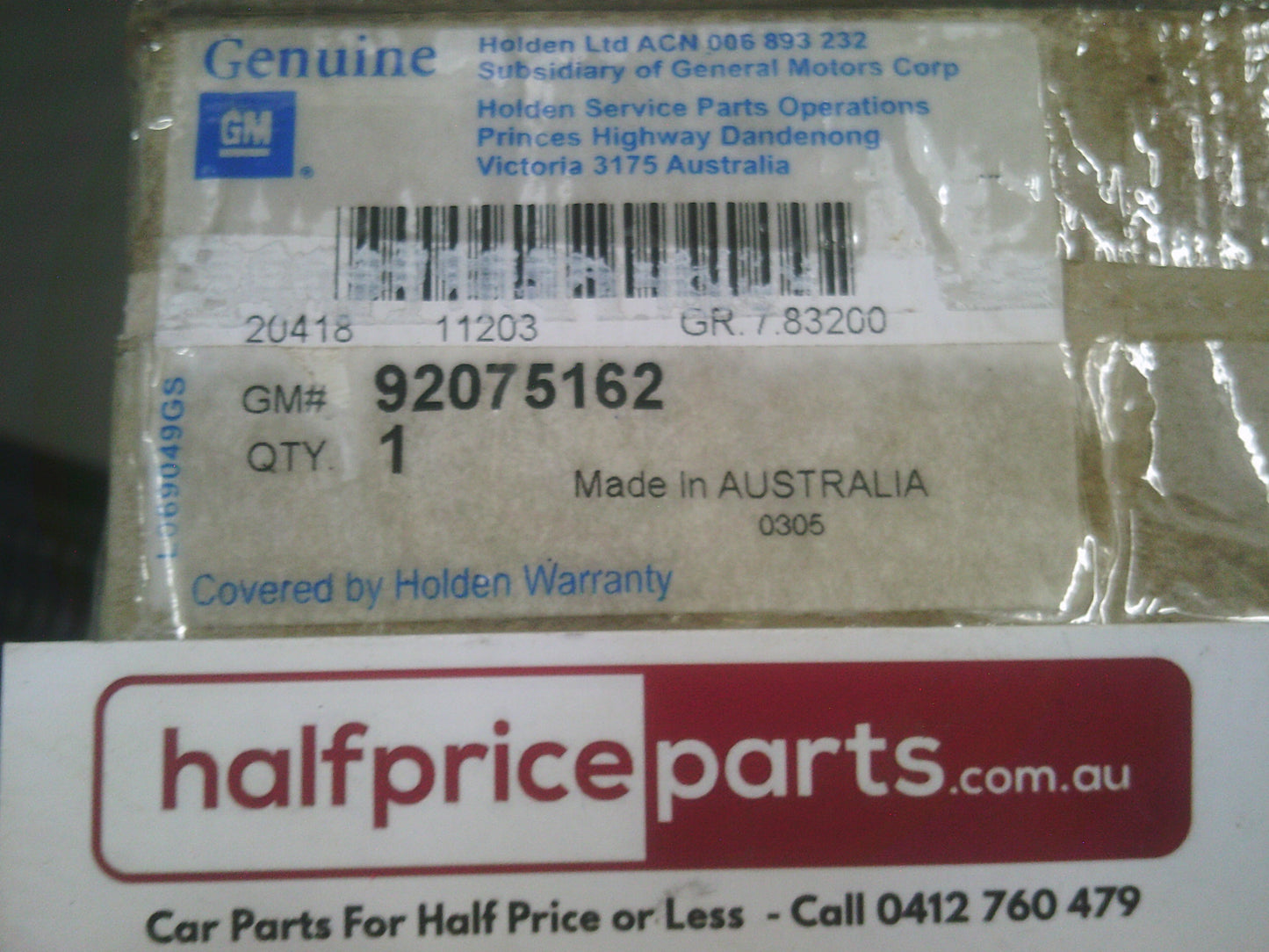 Holden VX Commodore Genuine Left And Right Grille Inserts New Part