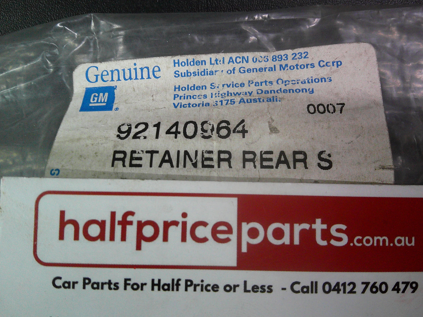 Holden VT Commodore/Calais/Monaro Genuine Seat Retainer Rear Trim To Seat Frame New Part