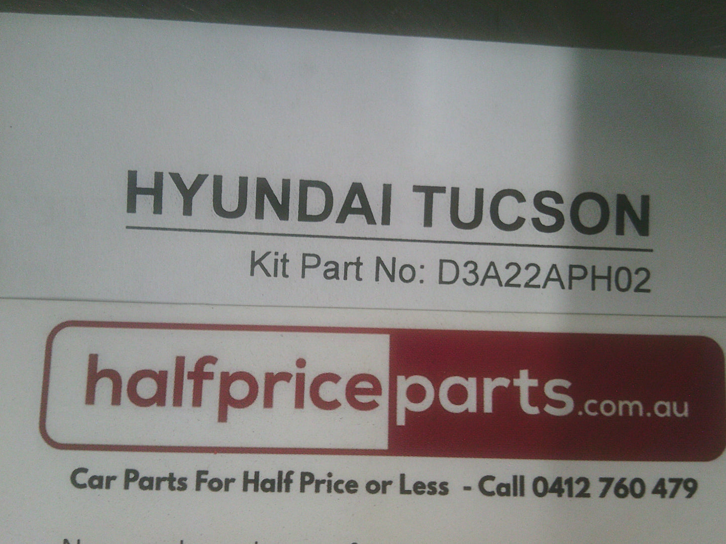 Hyundai Tucson Tinted Weather Shield Set New Part