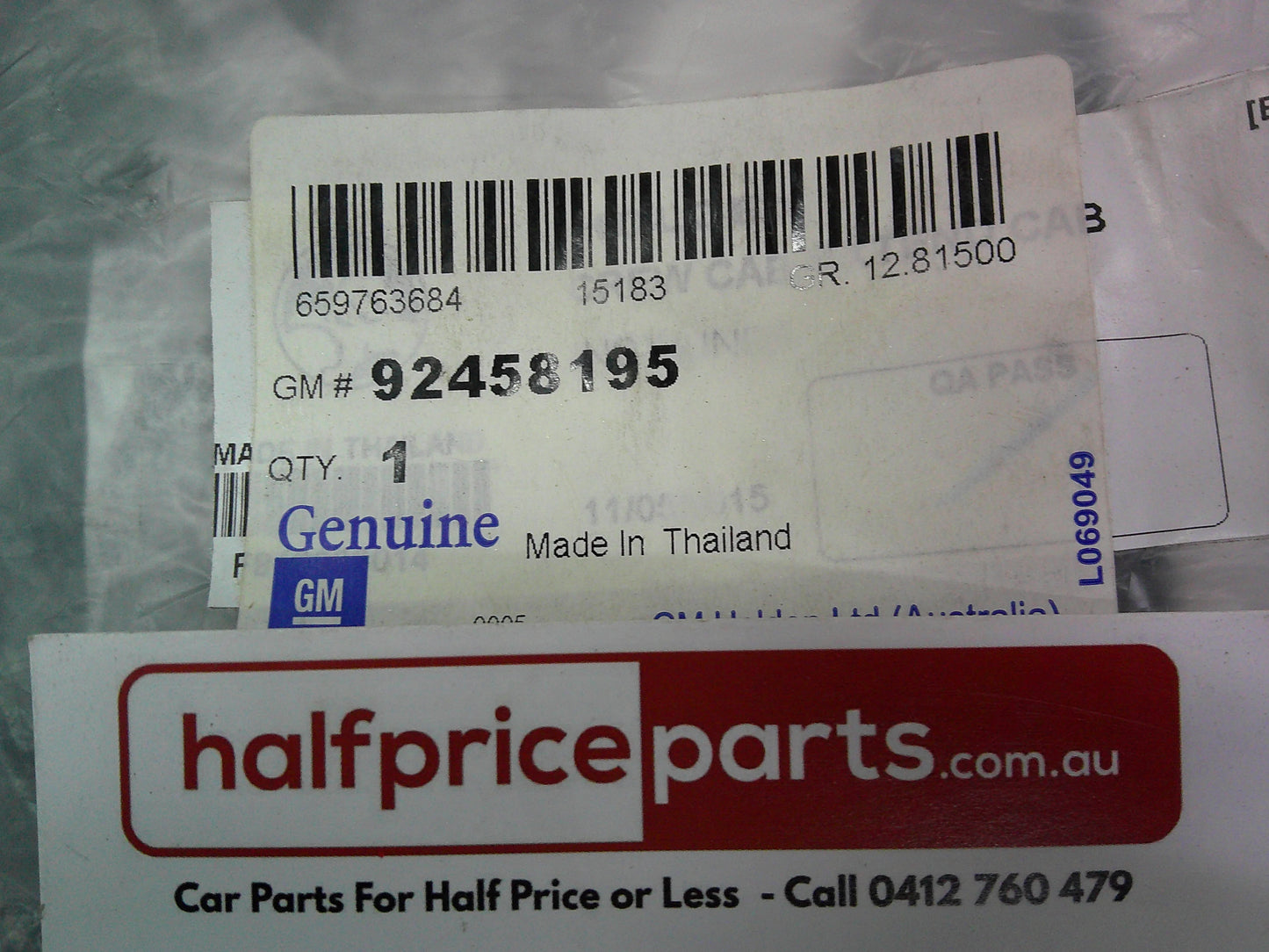 Holden RG Colorado Genuine Under Rail Bed Liner Fitting Kit New Part