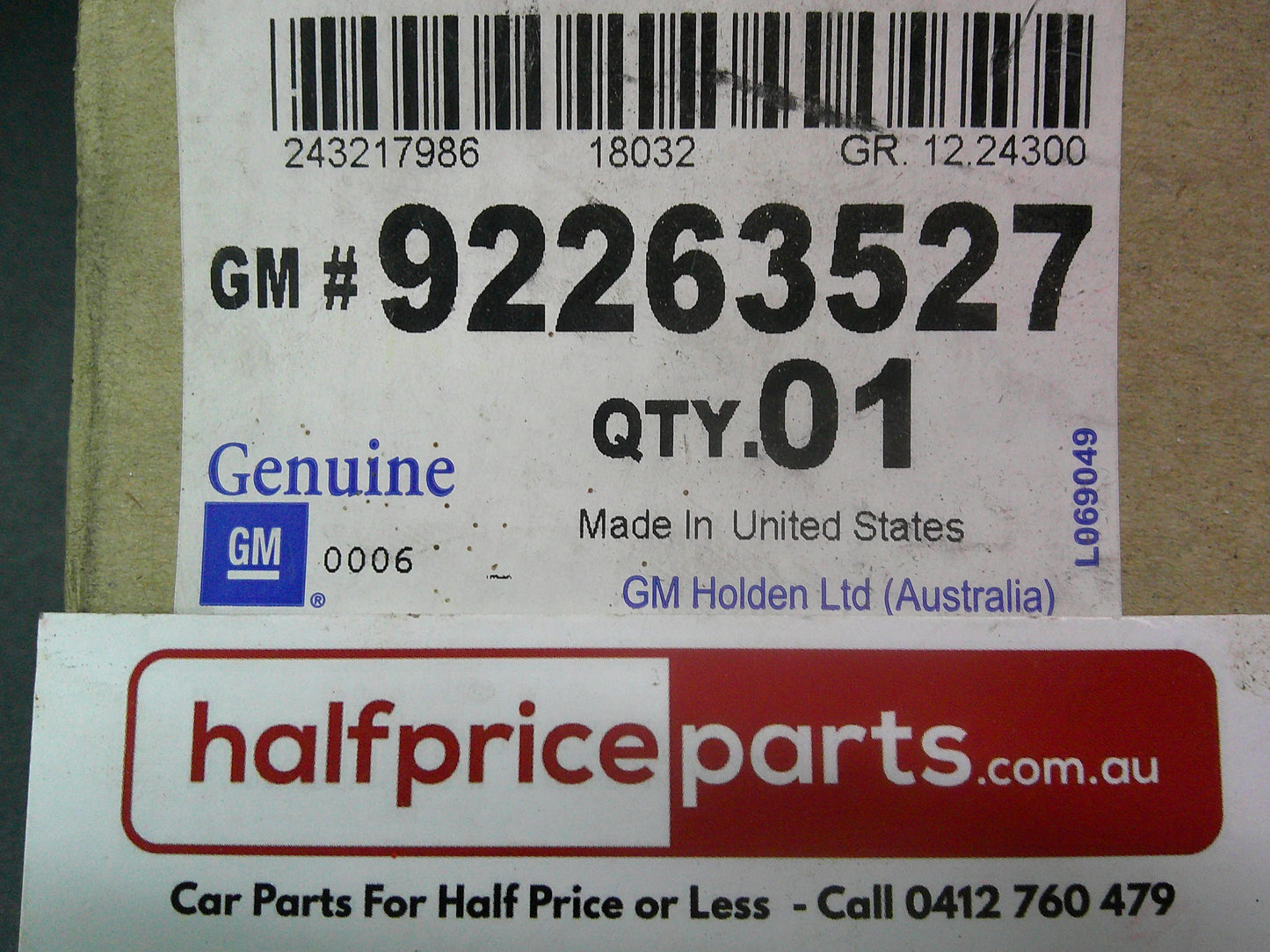 Holden VE Commodore/WM Statesman Genuine Accessory Control Module New Part