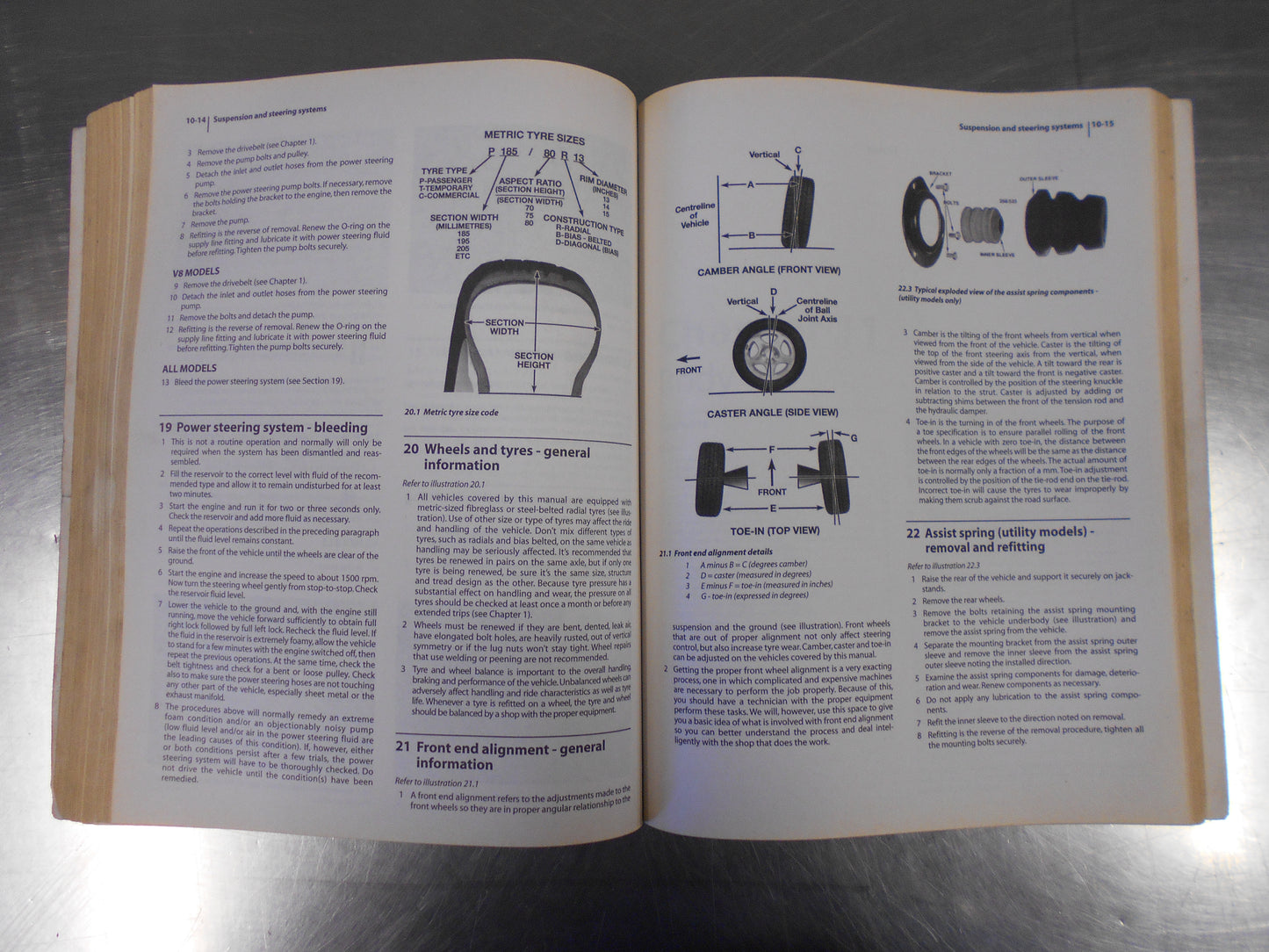 Gregorys Genuine Holden Commodore Workshop Manual Used