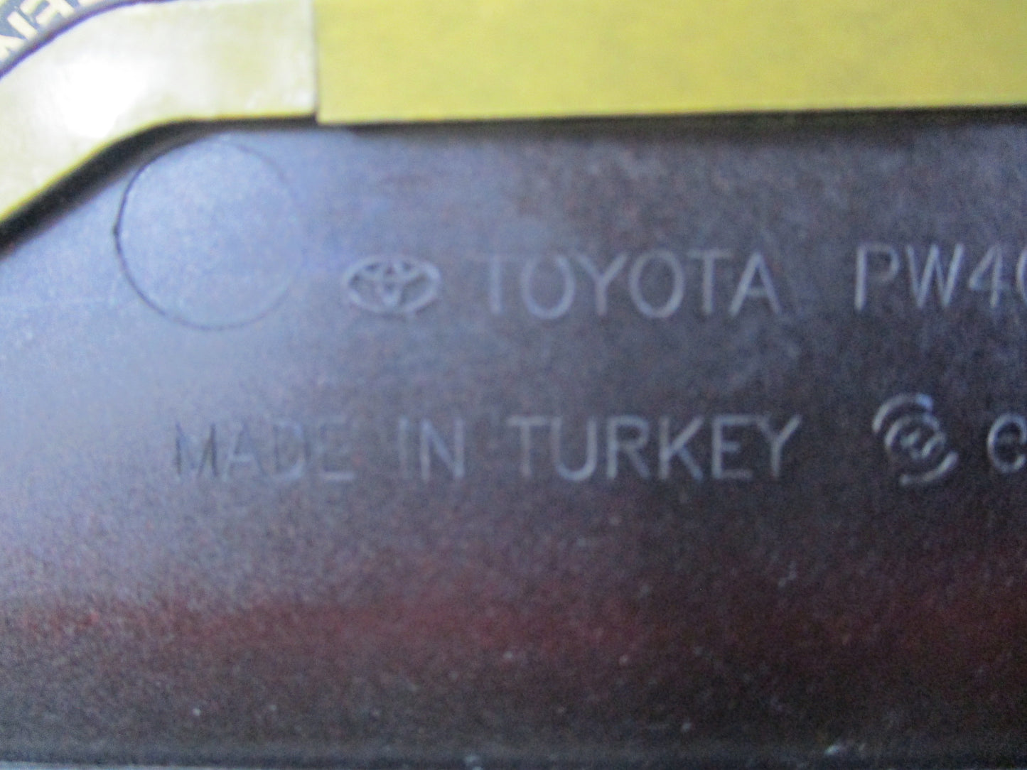 Toyota CH-R 'Red Mica' Genuine Rear Lower Boot Garnish New Part
