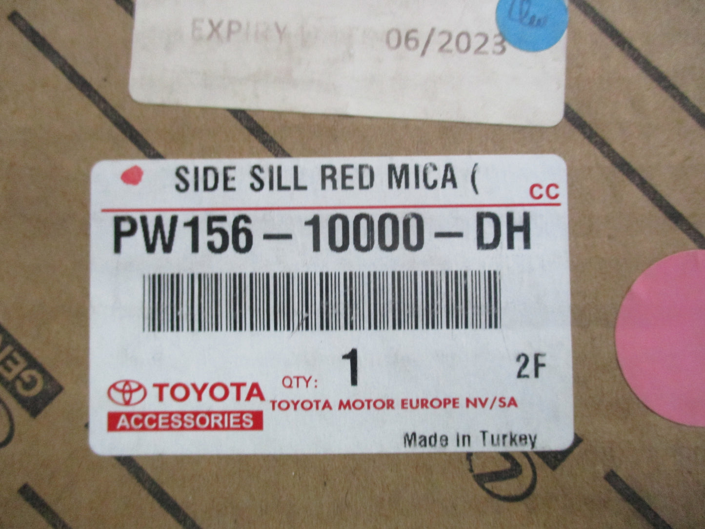 Toyota C-HR Genuine 'Red Mica' Side Sill Garnish New Part