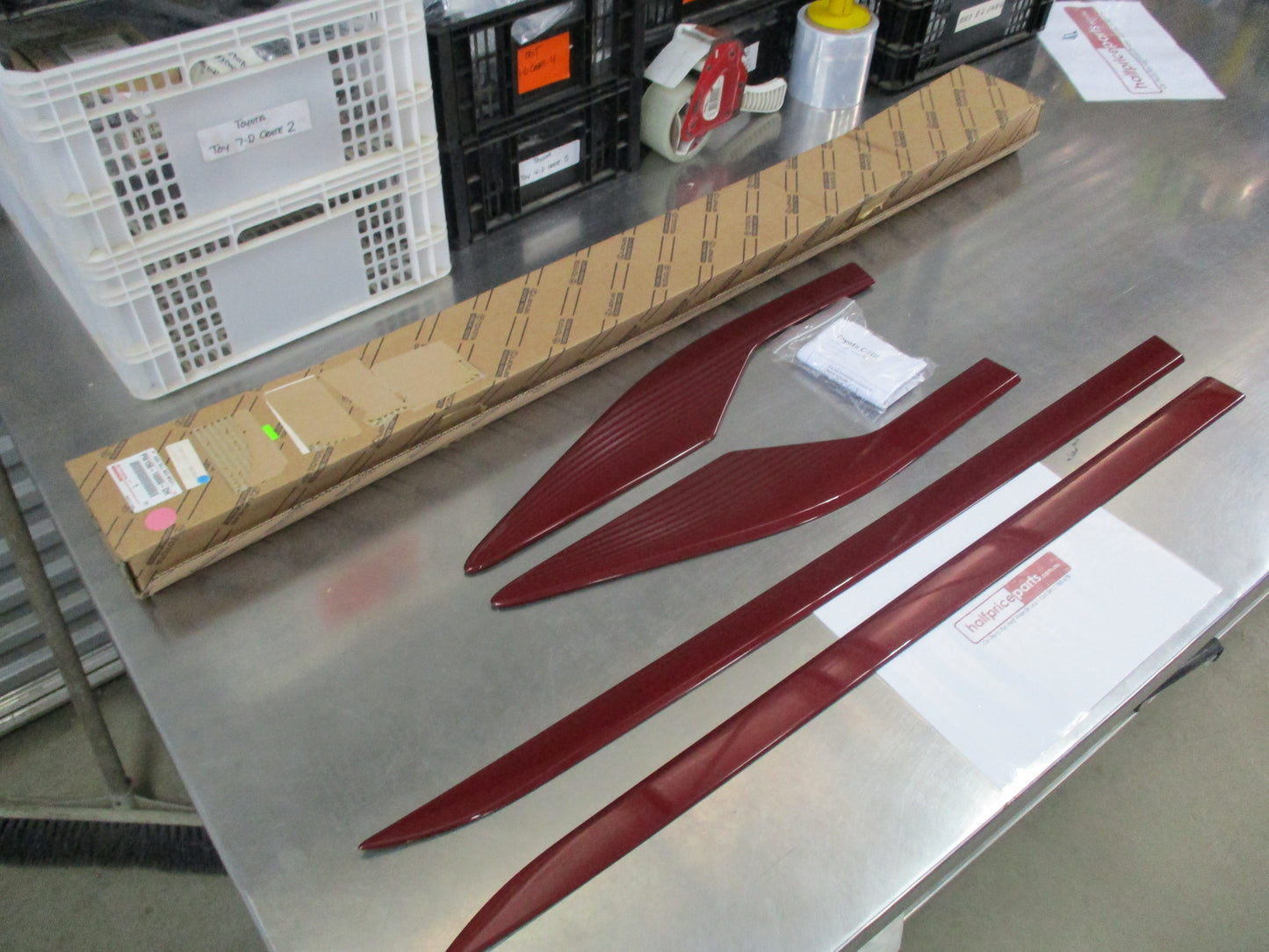 Toyota C-HR Genuine 'Red Mica' Side Sill Garnish New Part