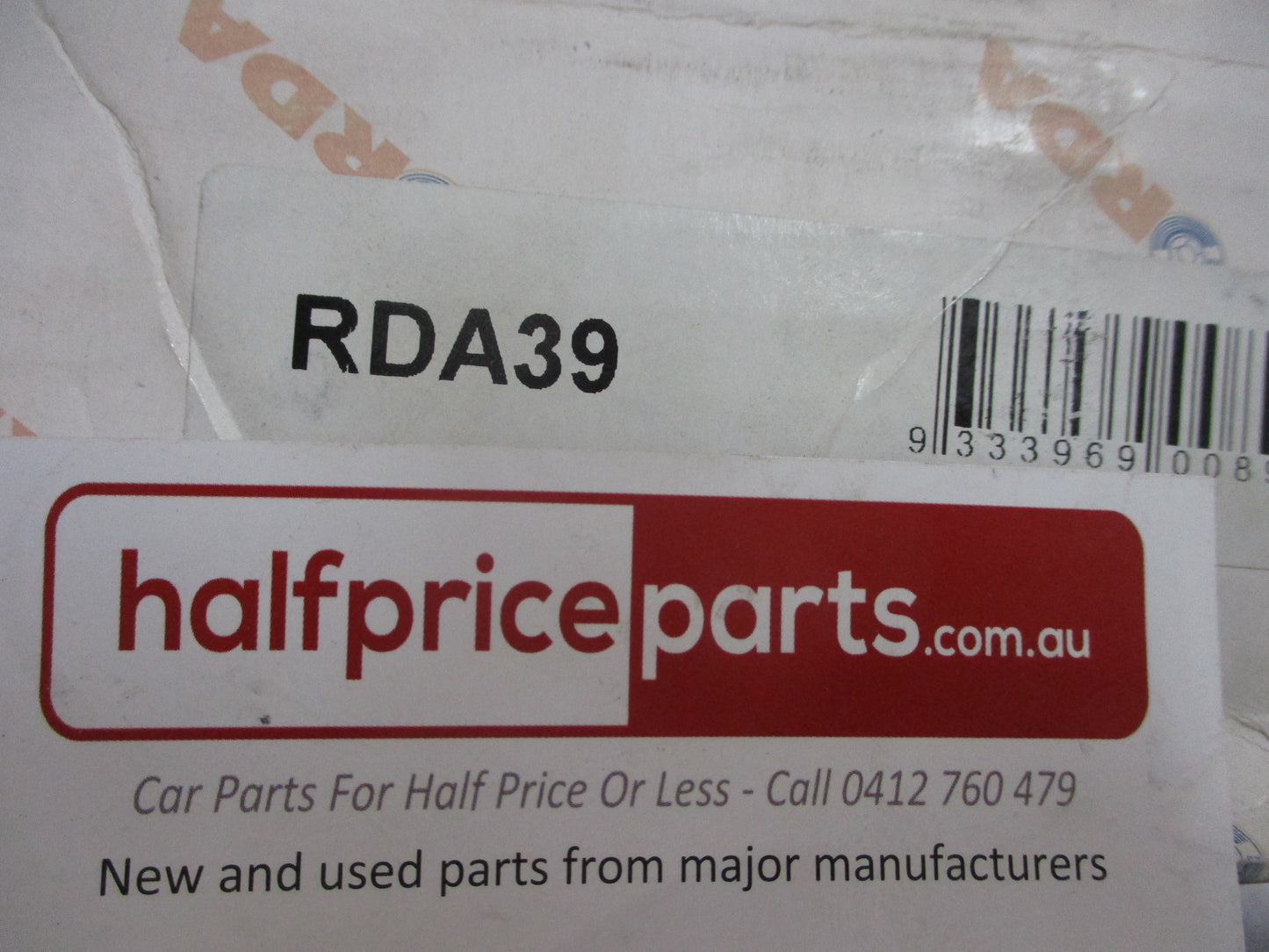 RDA Rear Disc Brake Rotor Standard Suits Holden Calibra YE 2.0Ltr/2.5Ltr V6 New Part