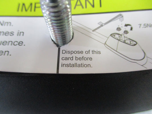 Toyota Hilux Dual Cab Genuine Aero Style Roof Rack Feet Only / Replacements New Part