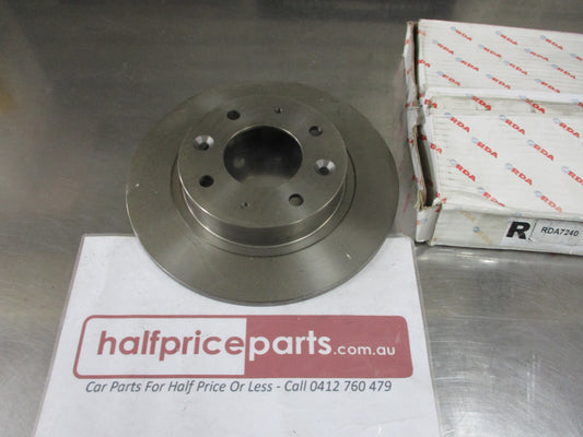 RDA Rear Disc Rotors (Single) Standard Suits Kia Credos/Carens New Part