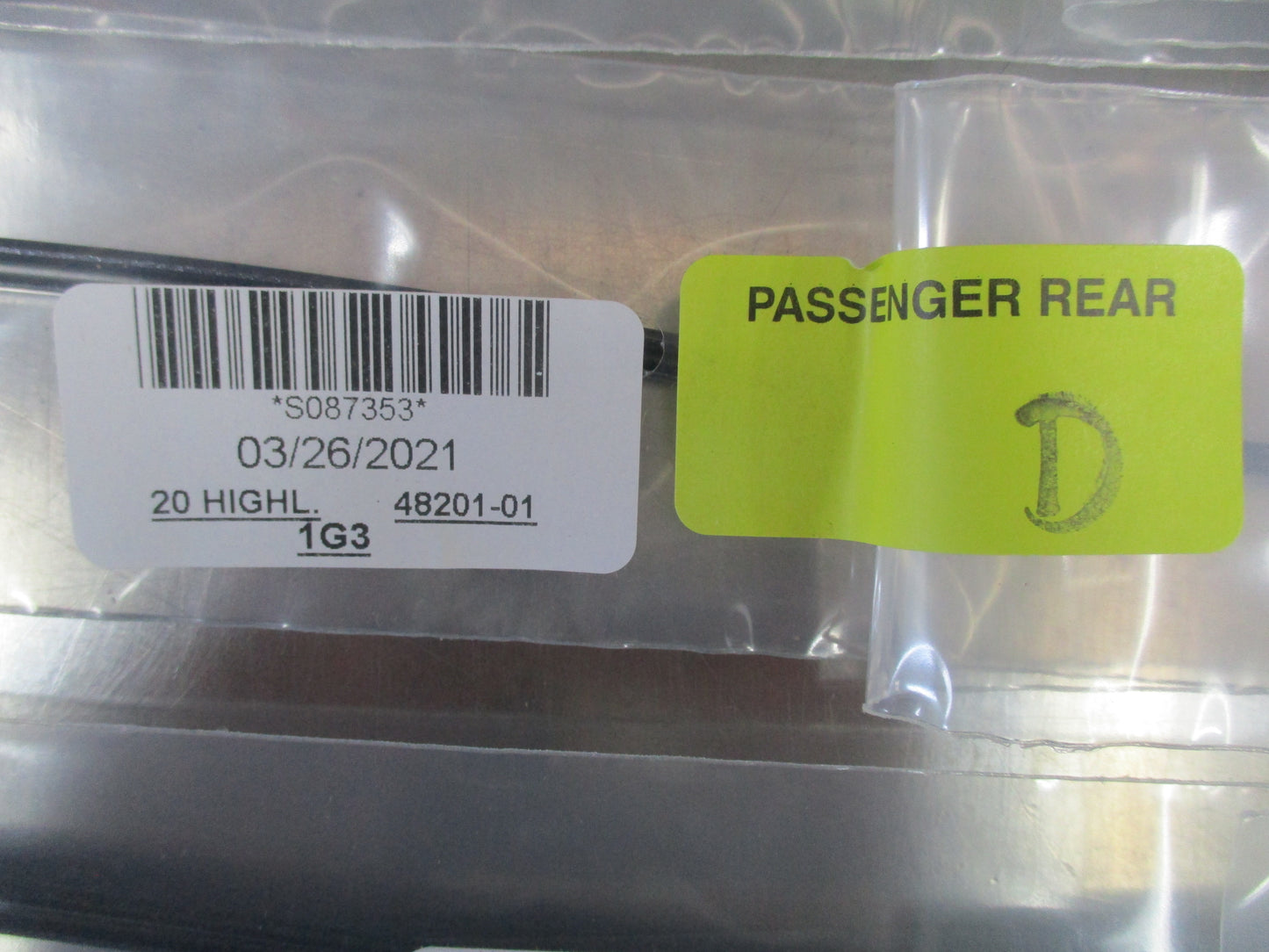 Toyota Kluger Genuine Door Edge Guard Kit (1G3) New Part