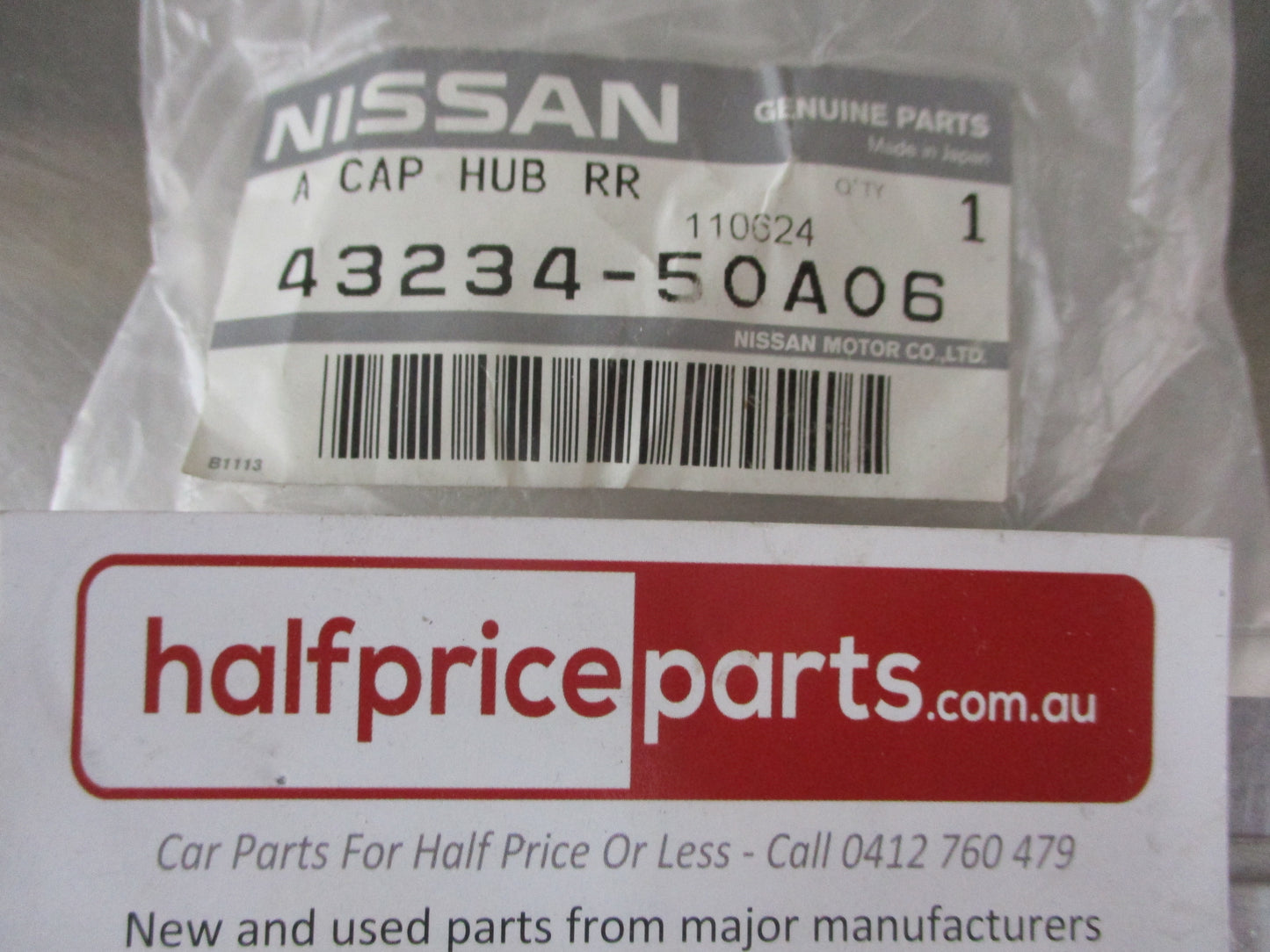 Nissan Silvia S13/180SX/240SX Genuine Front Hub Wheel Nut Cover New Part