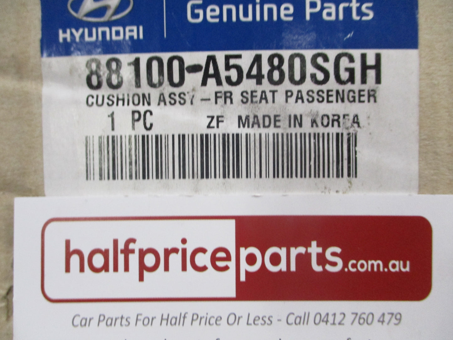 Hyundai I30 Genuine Passenger Seat Base With Leather Trim New Part