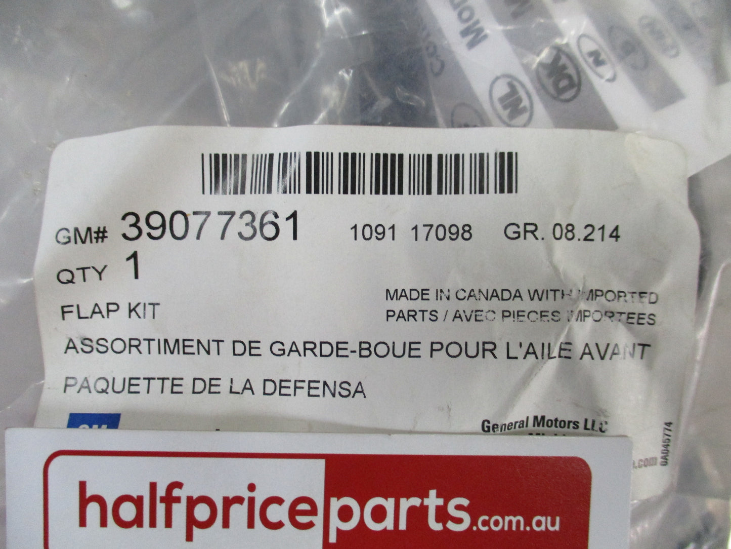 Holden Commodore ZB Genuine Rear Mudflaps Kit New Part