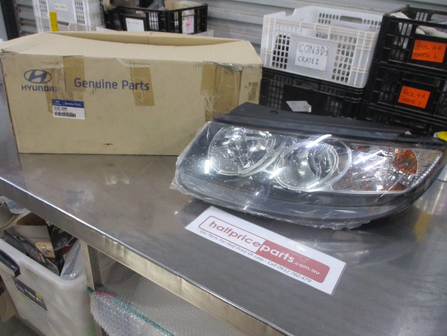 Hyundai Santa Fe Genuine Left Hand Front Headlight New Part