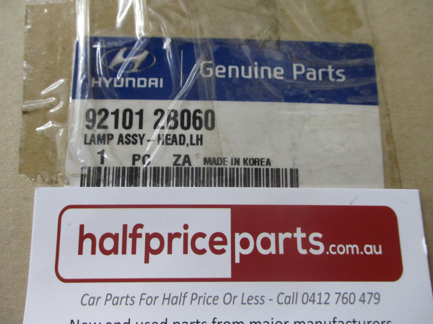 Hyundai Santa Fe Genuine Left Hand Front Headlight New Part