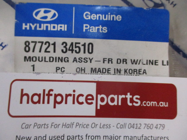 Hyundai Sonata Genuine Left Hand Front Door Outer Moulding New Part