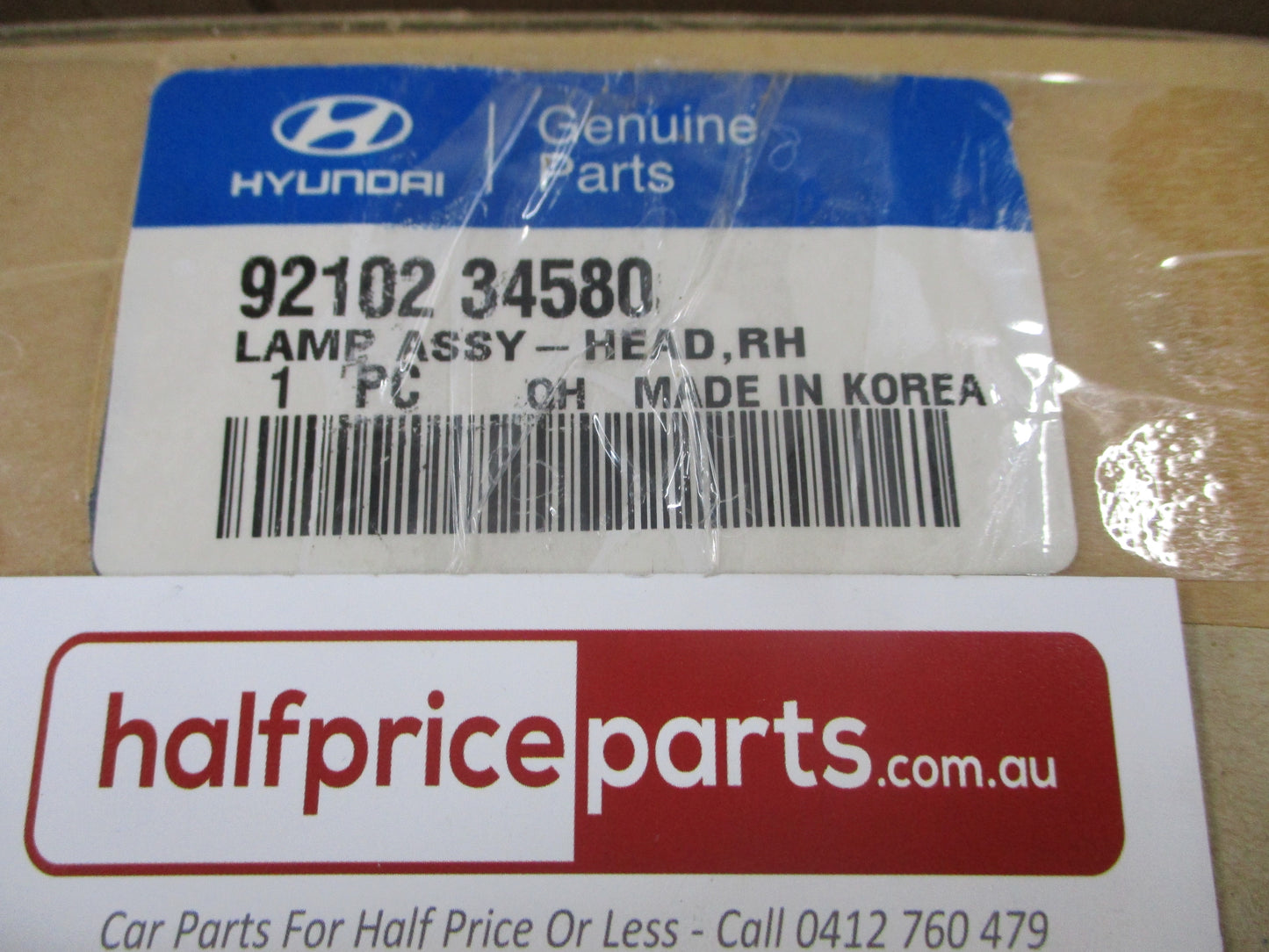 Hyundai Sonata Genuine Right Hand Headlight (Drivers) New Part
