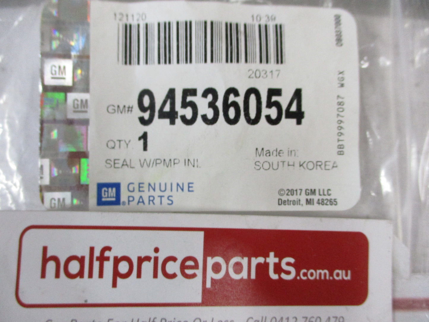 Holden Captiva/Cruze Genuine Ring Seal New Part