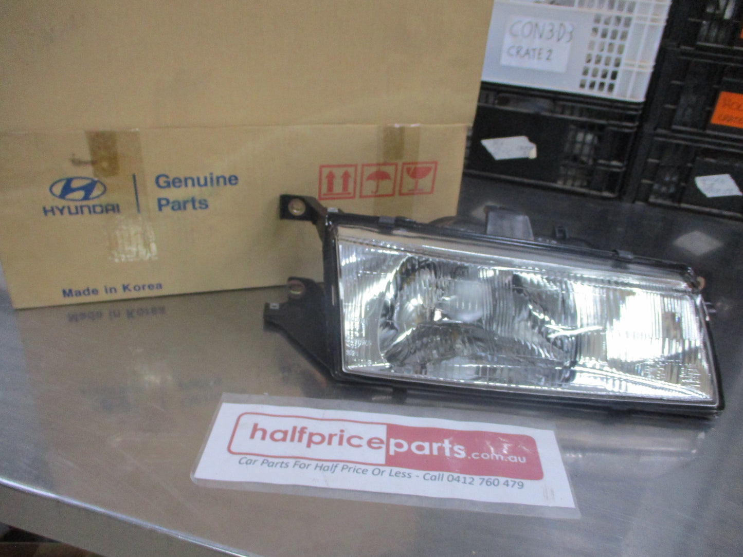 Hyundai Excel Genuine Right Hand Headlight (Drivers) New Part