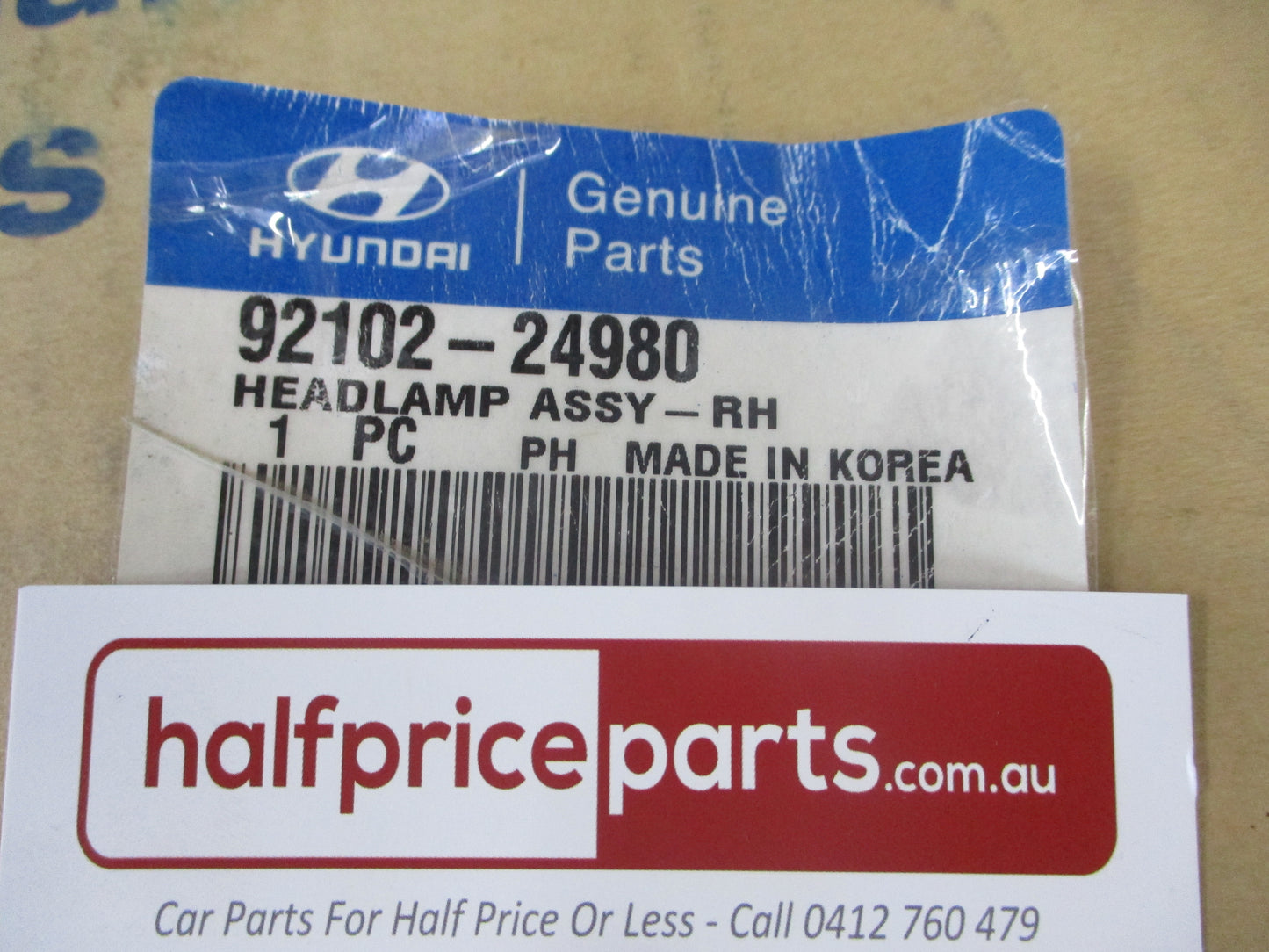 Hyundai Excel Genuine Right Hand Headlight (Drivers) New Part