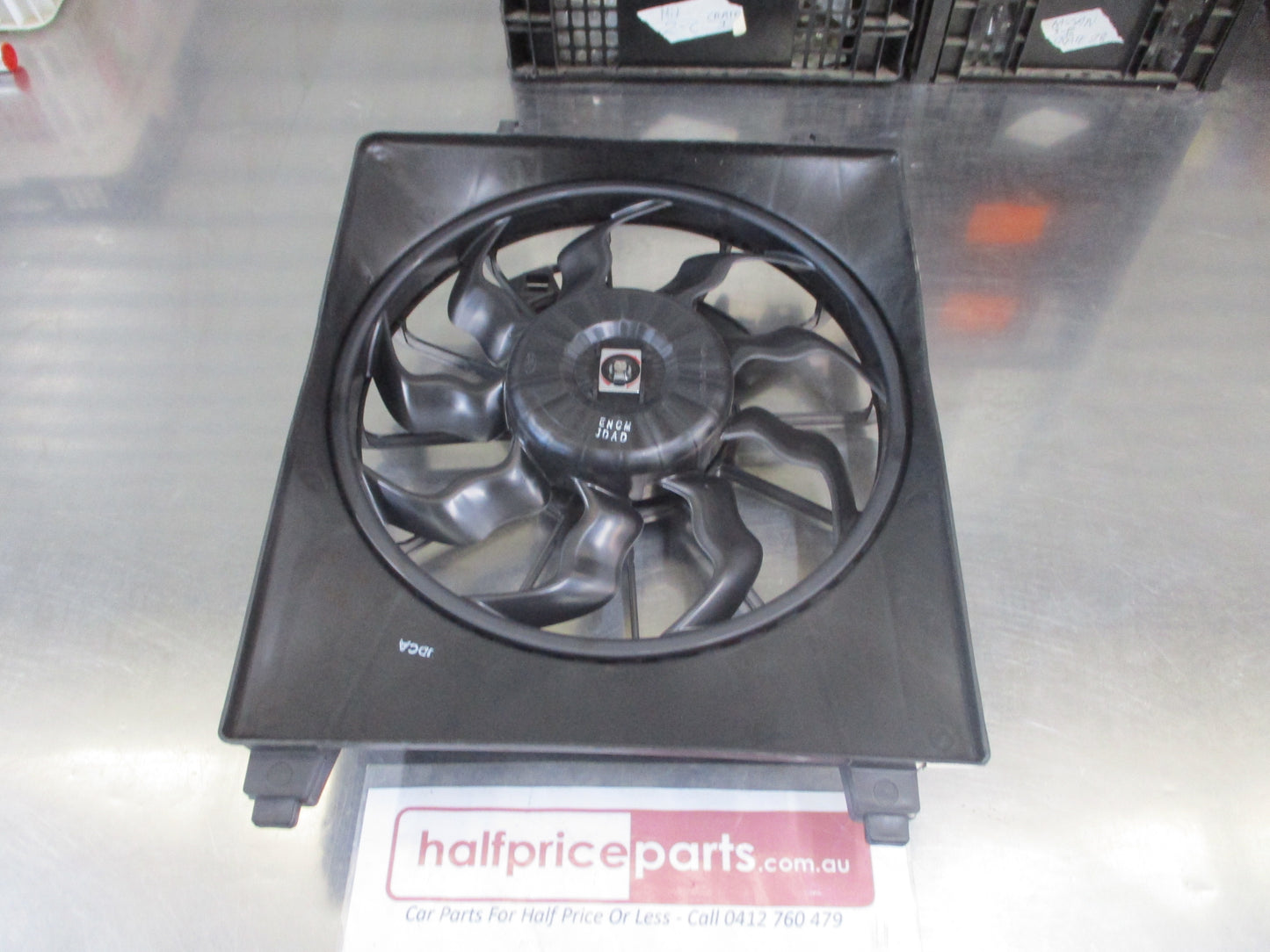 Hyundai Santa Fe Genuine Radiator Fan Blower And Shroud Assembly New Part