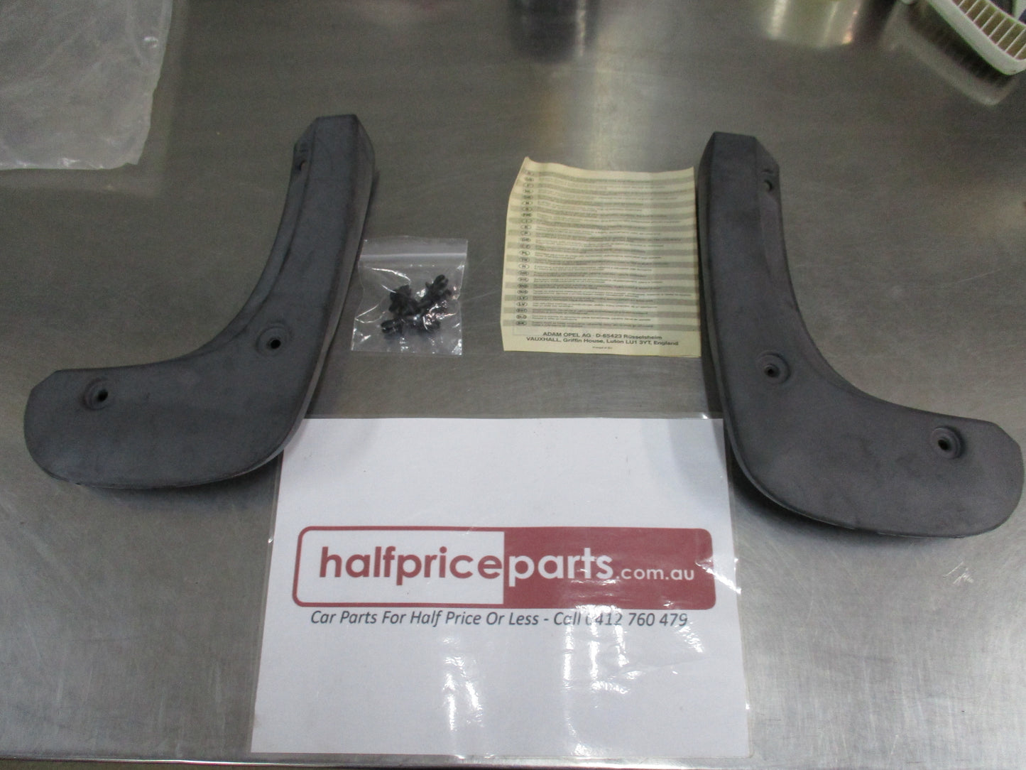 Holden Astra AH Genuine Front Mudflap Kit New Part