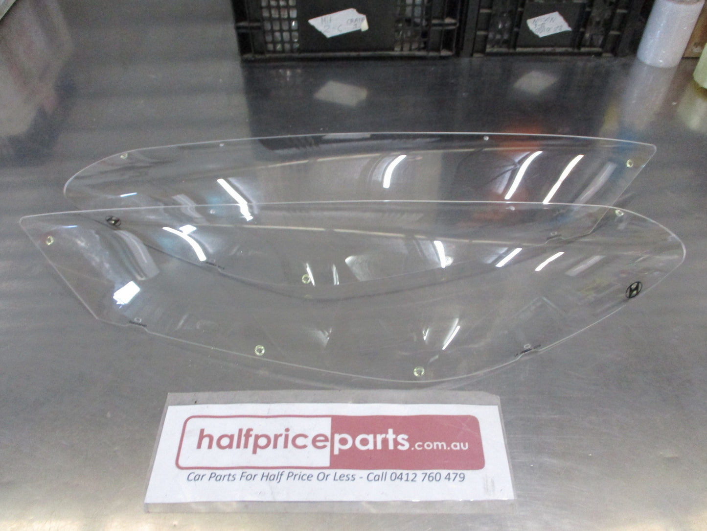 Hyundai Tucson Genuine Front Head Light Protector Kit With Fitting Kit New Part