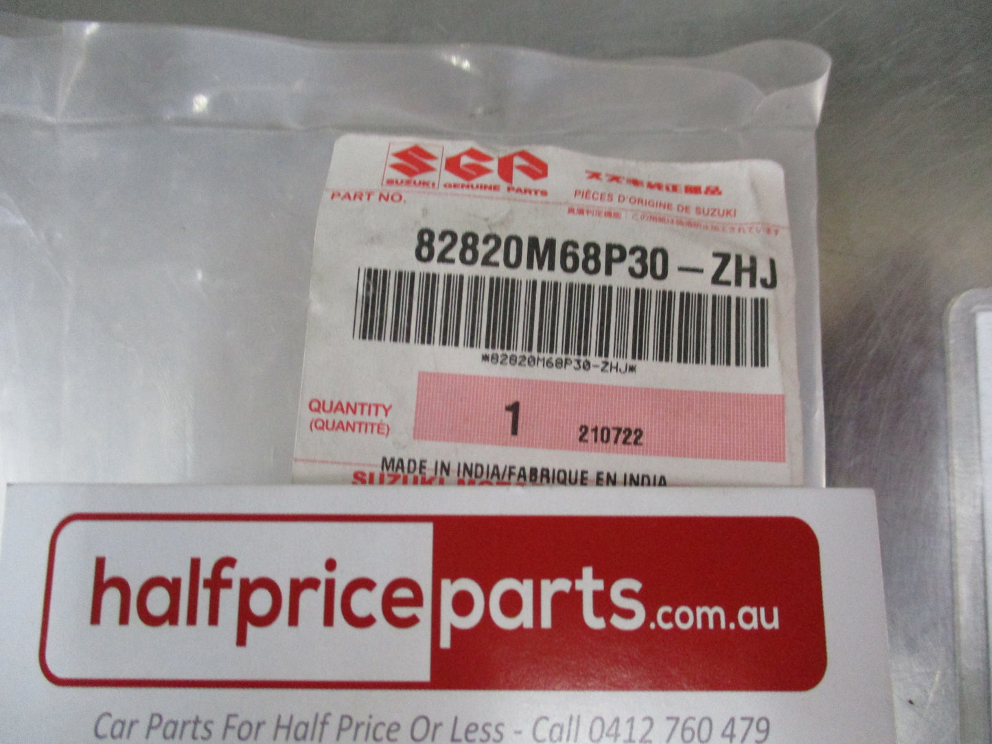 Suzuki Liana/Baleno Genuine Front Left White Door Handle (Passenger) New Part